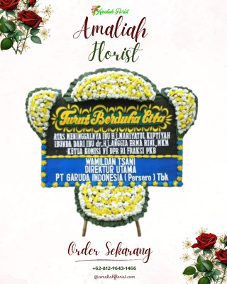 Papan Bunga Duka di Tabukan Selatan Tengah