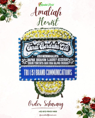 Papan Bunga Duka di Tabukan Selatan Tengah