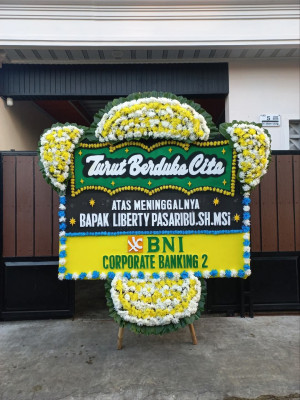 Papan Bunga Duka di Tabukan Selatan Tengah